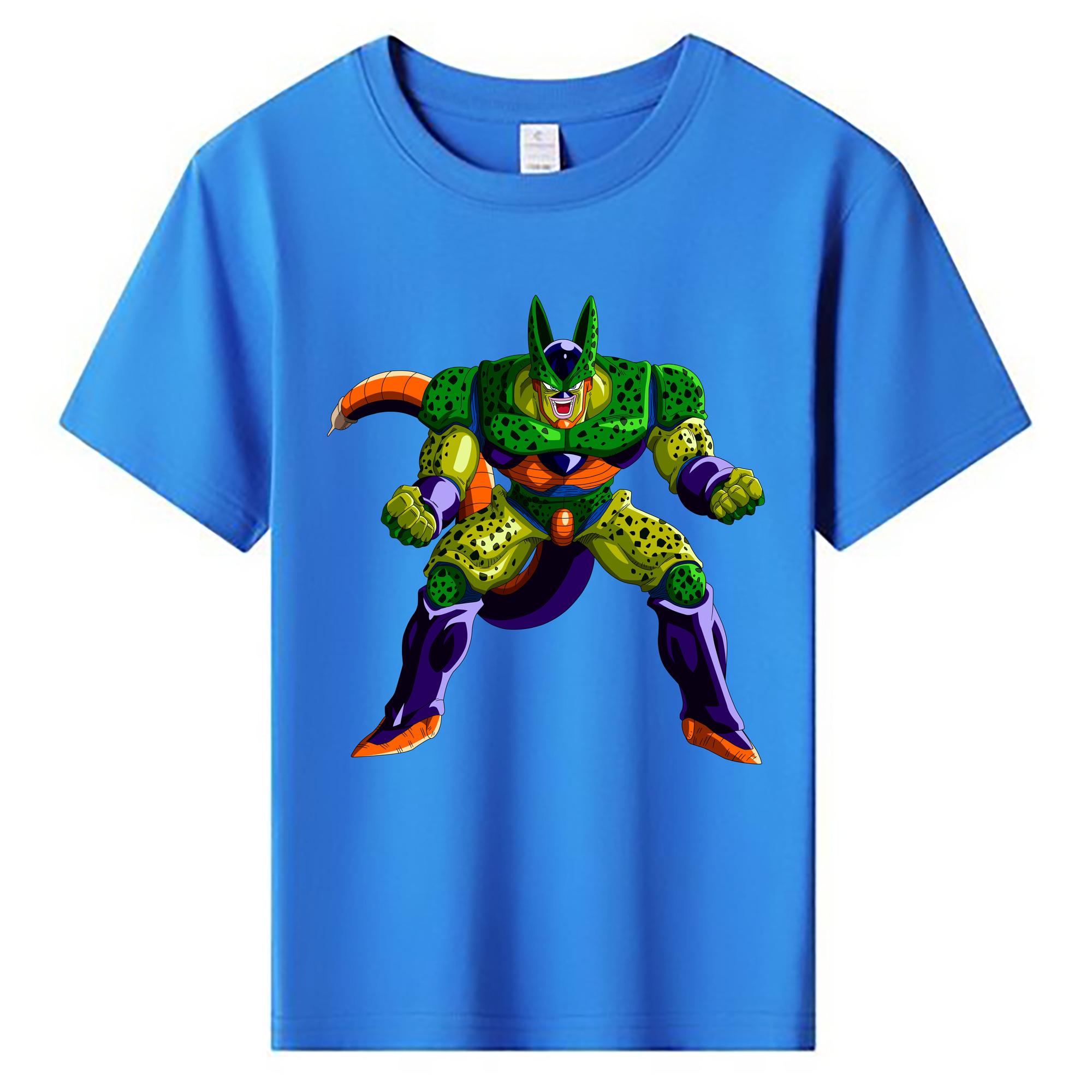 （画像用） ドラゴンボール セル DRAGON BALL Cell 綿100％キッズTシャツ（フロントプリント）